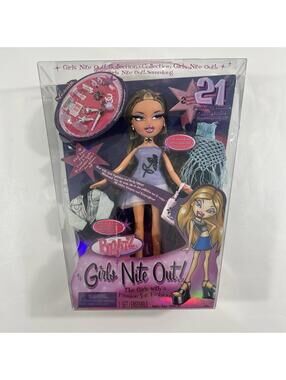2022 MGA Bratz Girls Nite Out Yasmin Doll New Open Box Damage To Box